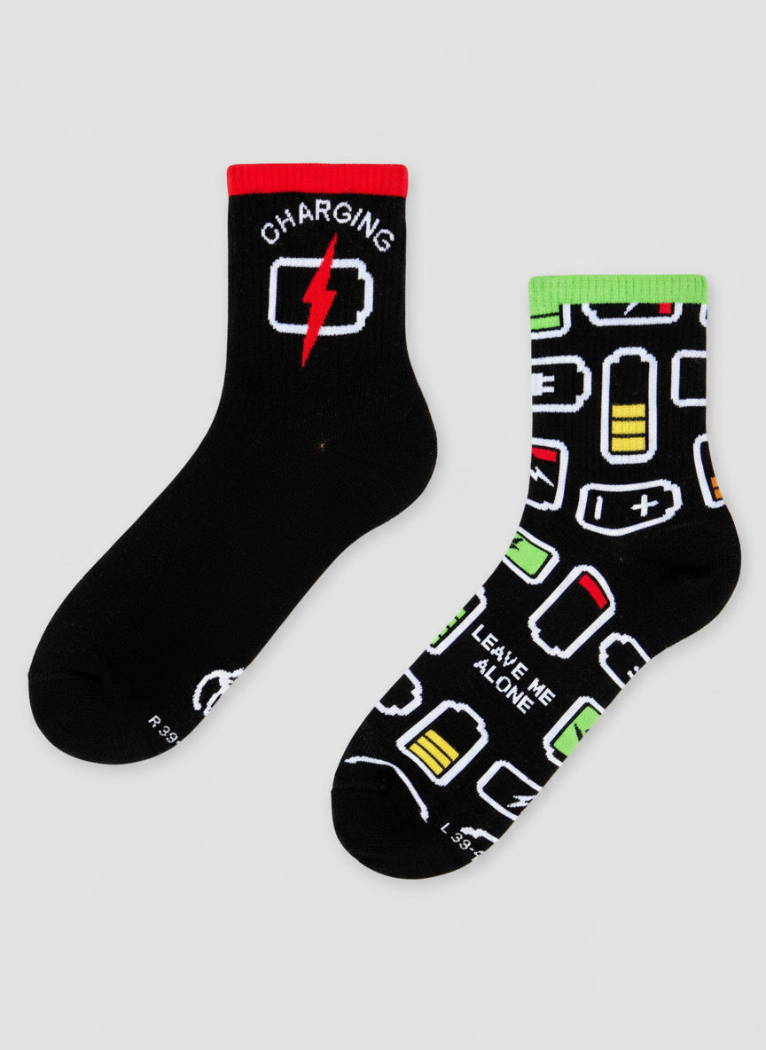Social Recharge Crew Socks