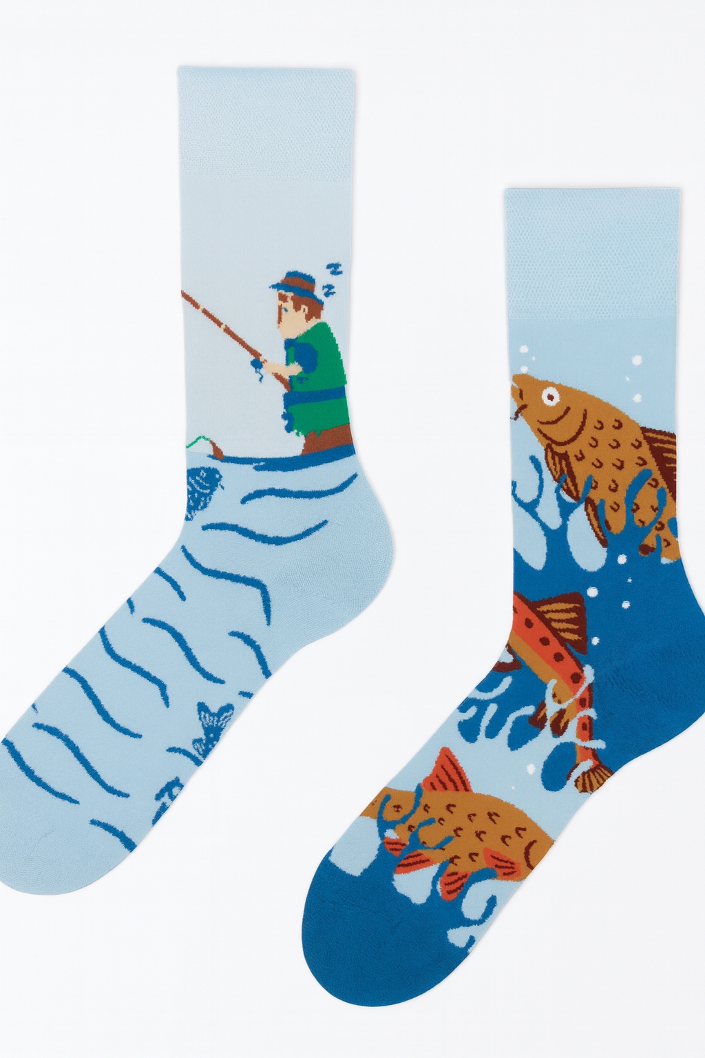 Fishery Mismatched Socks- Fun Fishing Design