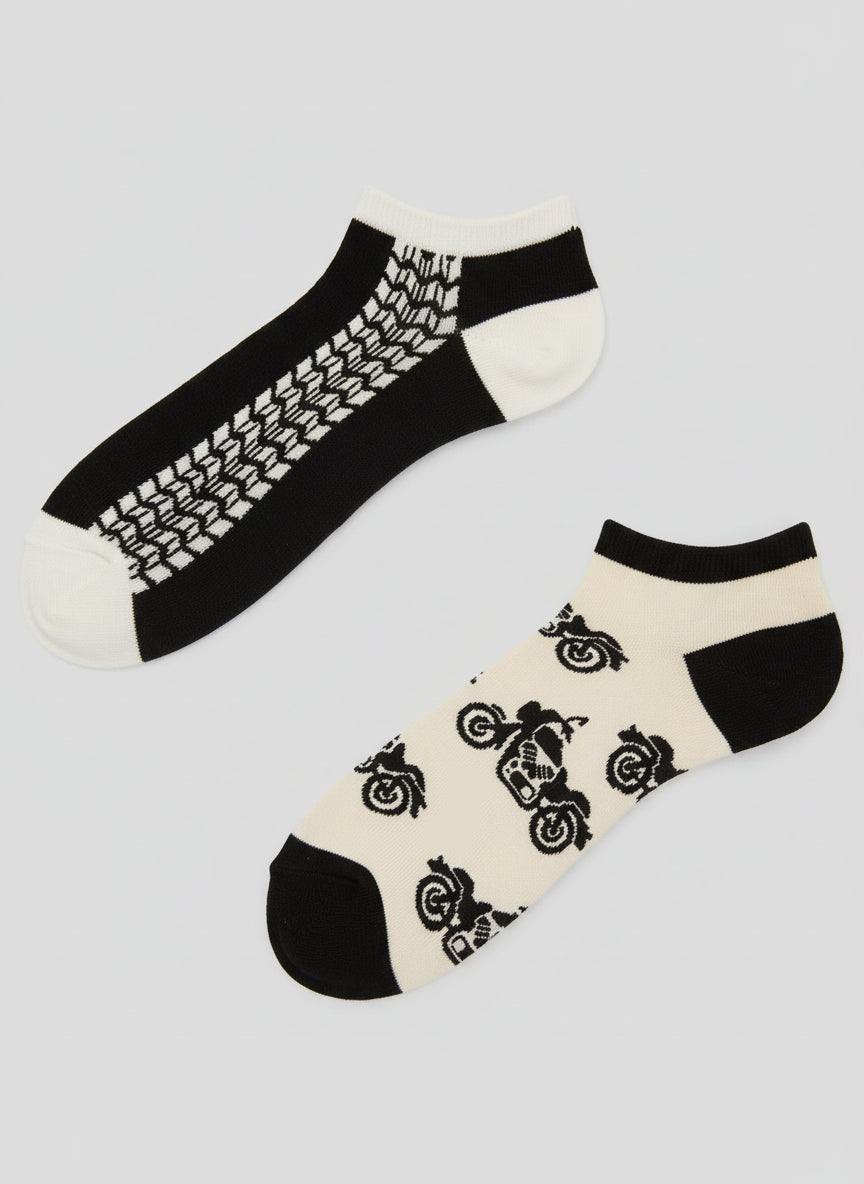 Motorbike Ankle Socks