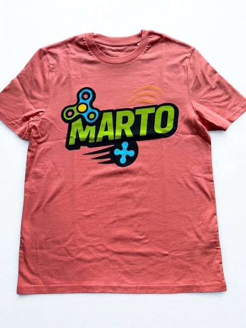 Marto Design Orange T-Shirt- Talking Is My Superpower