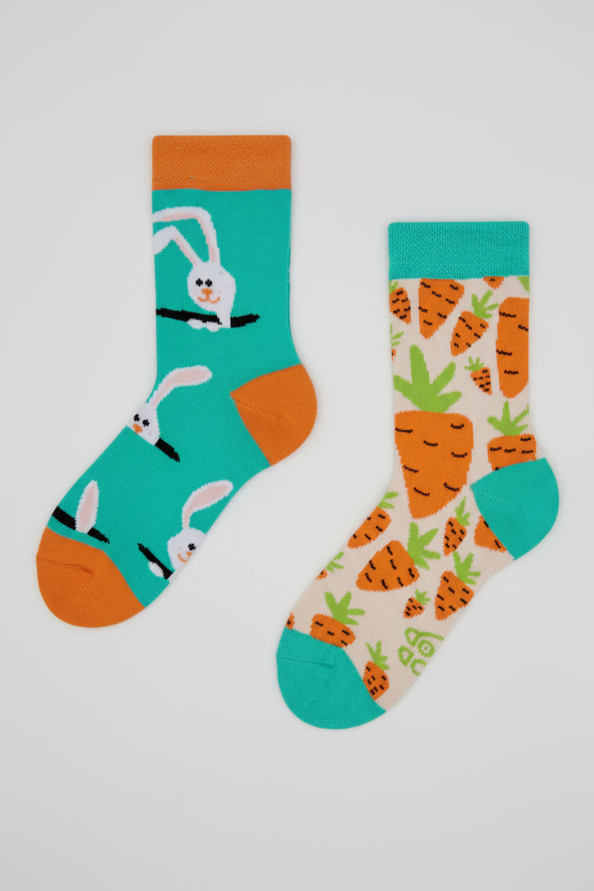Carrot Rabbit Kids Socks