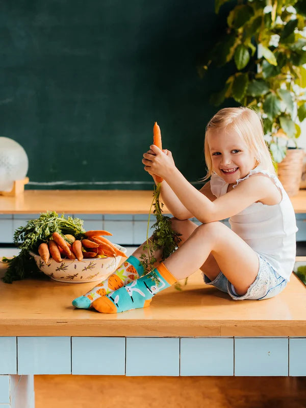 Carrot Rabbit Kids Socks