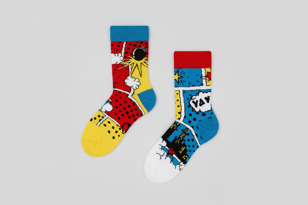 Kids Colorful Comics Socks