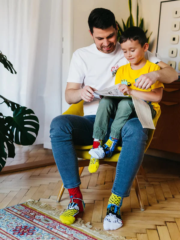 Kids Colorful Comics Socks