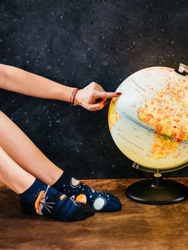 Cosmos Ankle Socks- Space & Planet Design