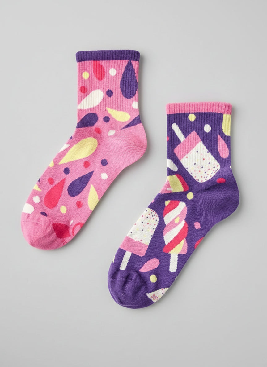 Popsicles Crew Socks
