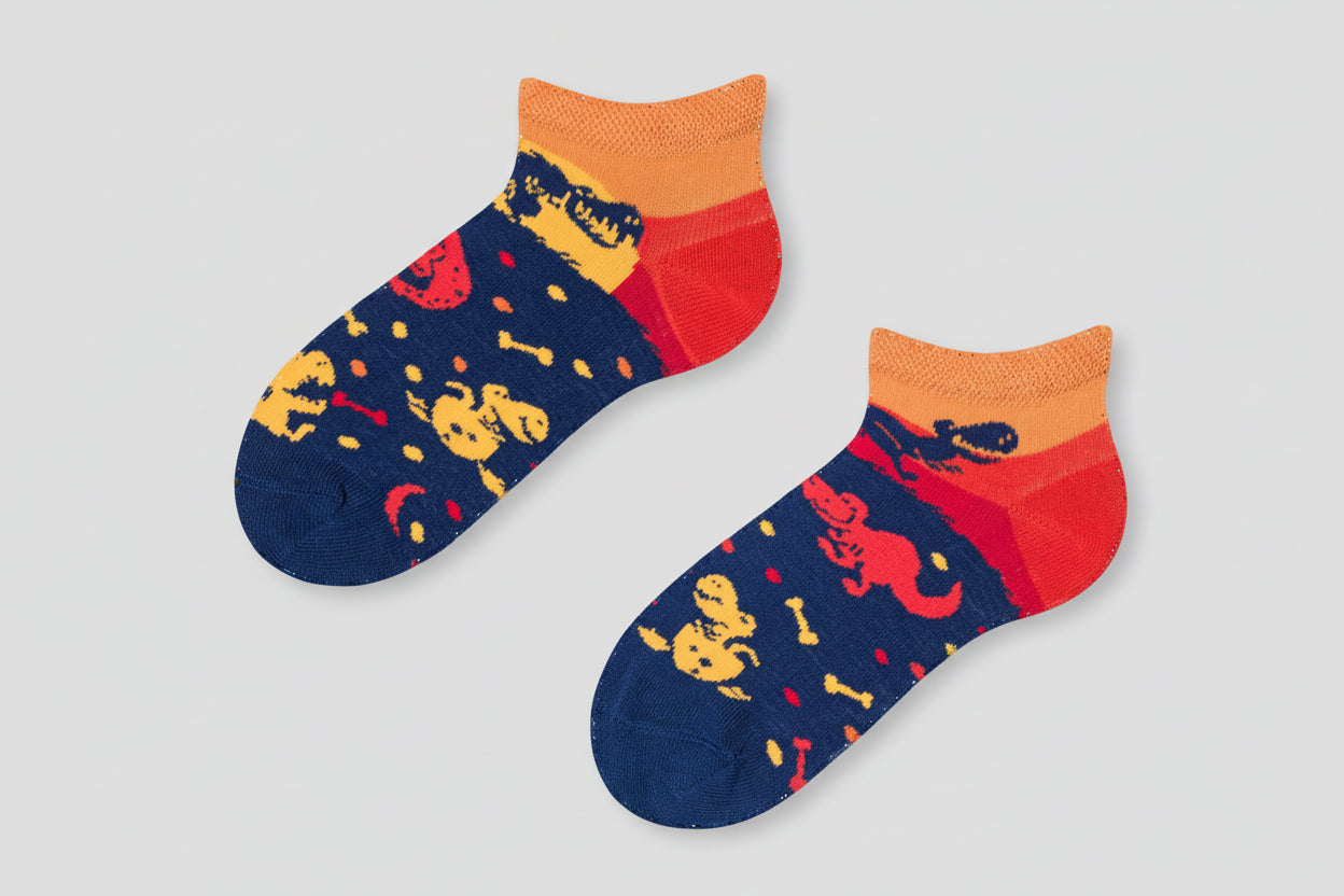 Dinosaur World Kids Ankle Socks