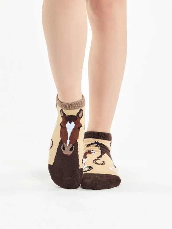 Horses Kids Ankle Socks