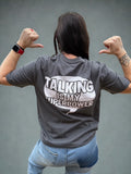 Marto Grey T-Shirt- Talking Is My Superpower