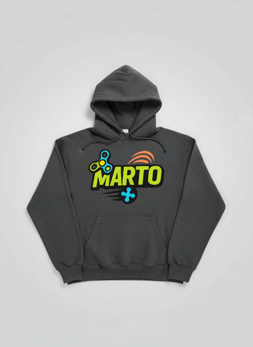 Marto Grey Hoodie- Focus? Nah, I`ve Got Imagination