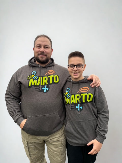 Marto Grey Hoodie- Focus? Nah, I`ve Got Imagination