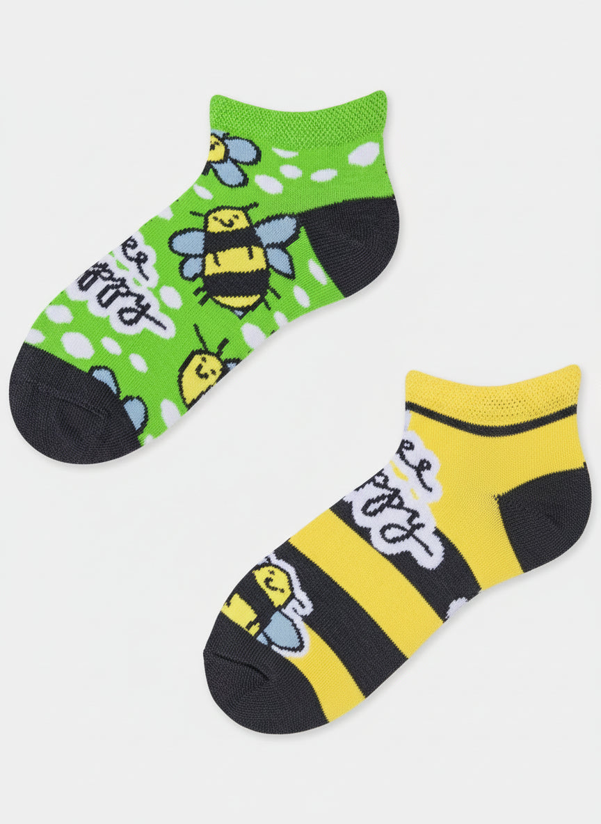 Bee Happy Kids Ankle Socks