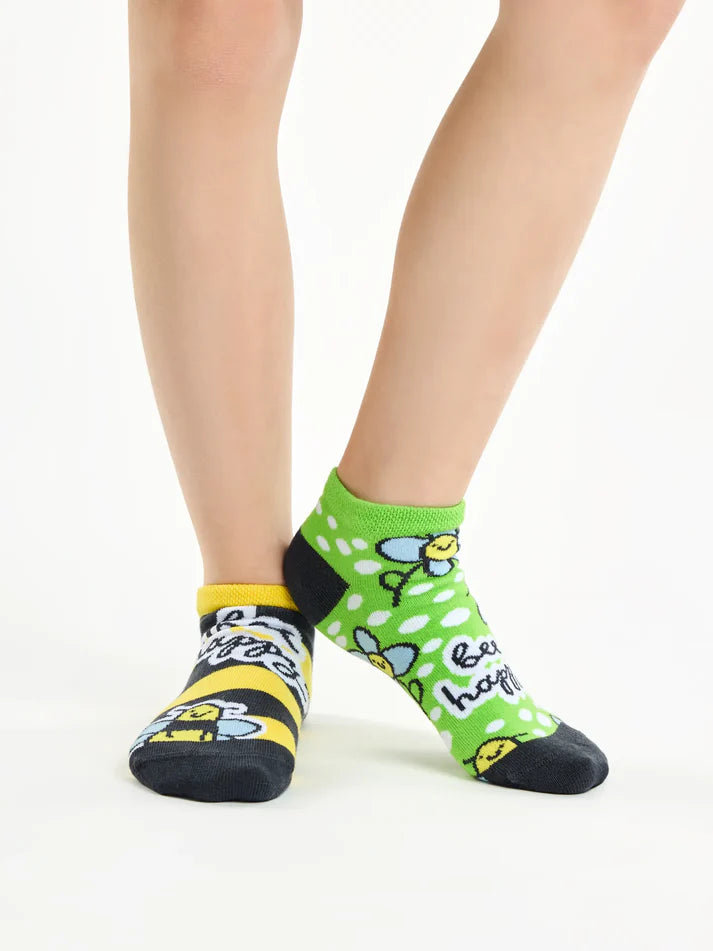 Bee Happy Kids Ankle Socks