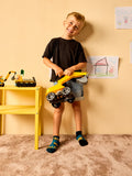 Excavator Kids Ankle Socks