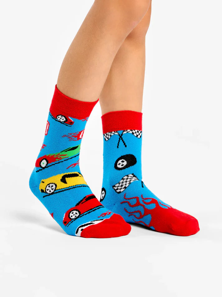 Fast Cars Kids Socks