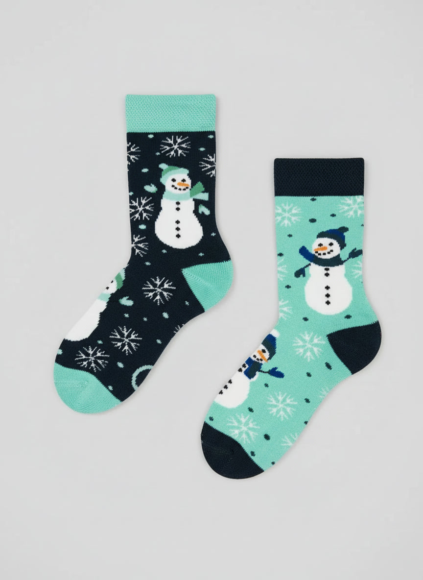 Joyful Snowman Kids Warm Socks