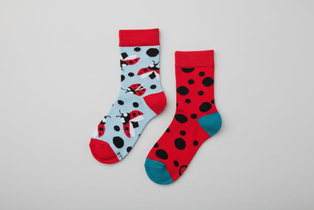 Kids Ladybug & Dots Socks