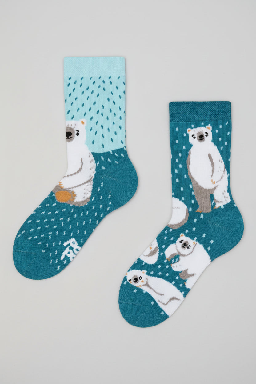 Kids Polar Bear Socks
