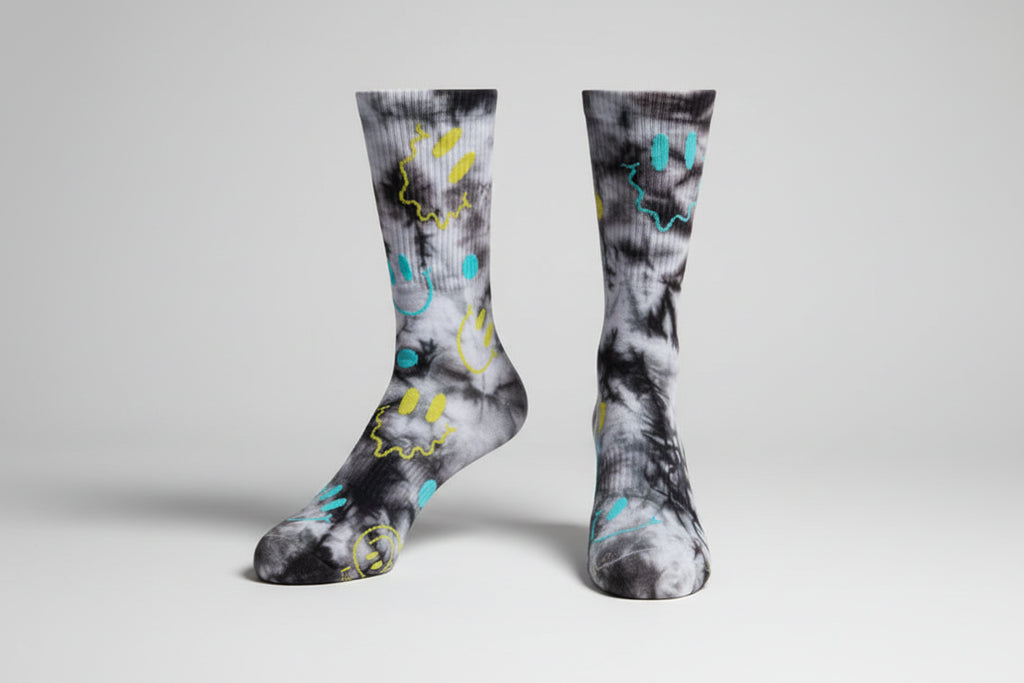 Radiant Smileys Socks- Fun Smiley Face Design