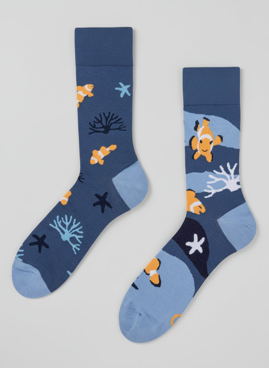 Clown Fish Adult Regular Socks