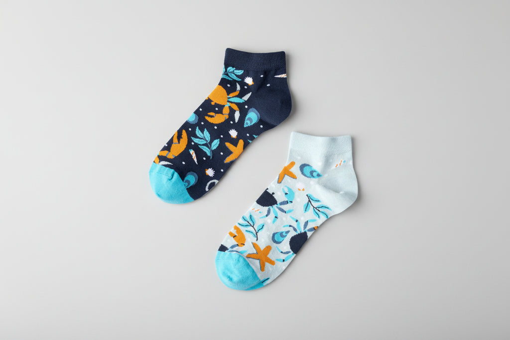 Sea Crab Ankle socks