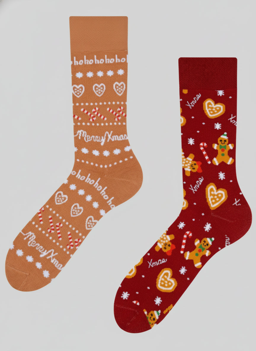 Gingerbread World Adult Warm Socks